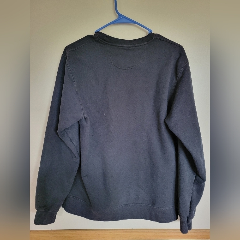 Rolling Stones Leopard Print Tongue Black Sweatshirt Size M - Picture 2 of 6